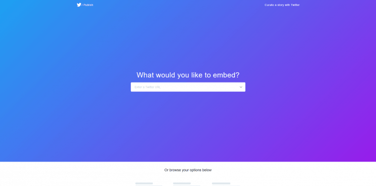 How To Customize The Text Of Twitter Share Button Evinex Corporation | Staffing Agency twitter publish landing page showing the first step on the guided form