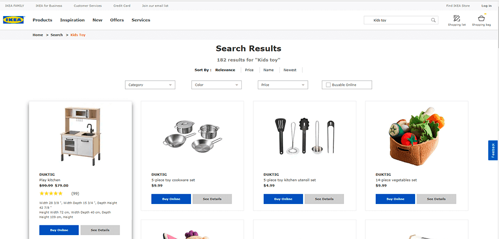 ikea search results for keyword: kids toy