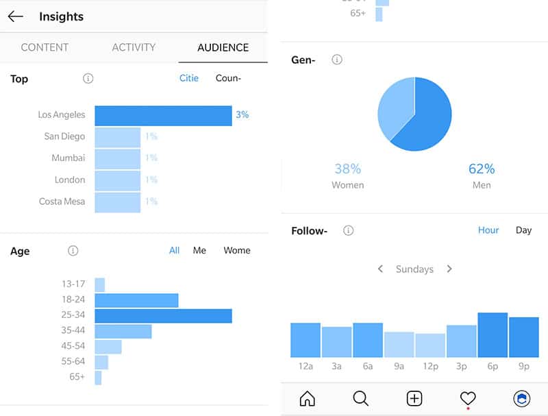 instagram insights audience