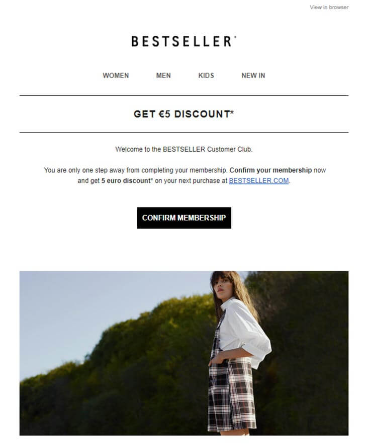 bestseller newsletter screenshot