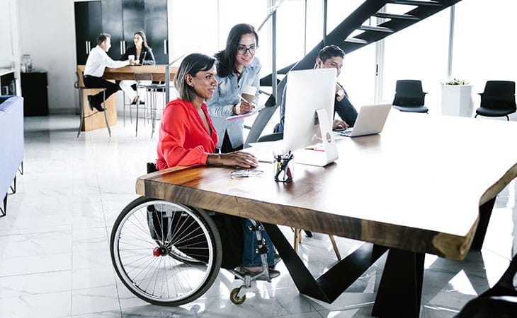 group of people working in the office