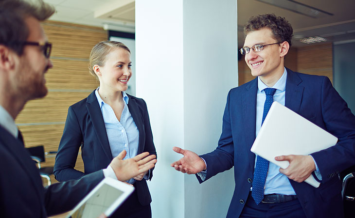 100+ Interview Questions For Managers &Amp; Interview Answers Evinex Corporation | Staffing Agency business-people-talking-office