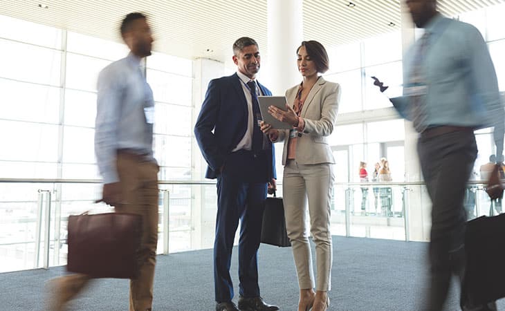 Engineer Job Description: How To, Tips, Templates &Amp; Examples Evinex Corporation | Staffing Agency couple-talking-event