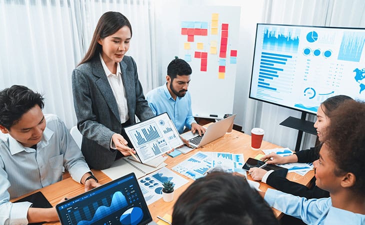 group-people-working-office