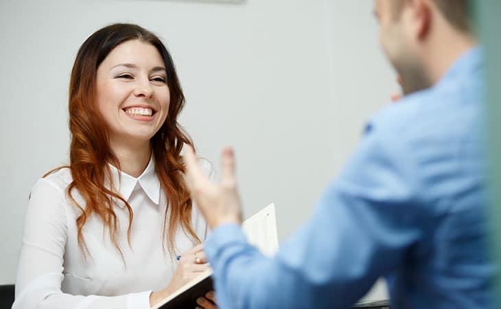 happy-woman-talking-man