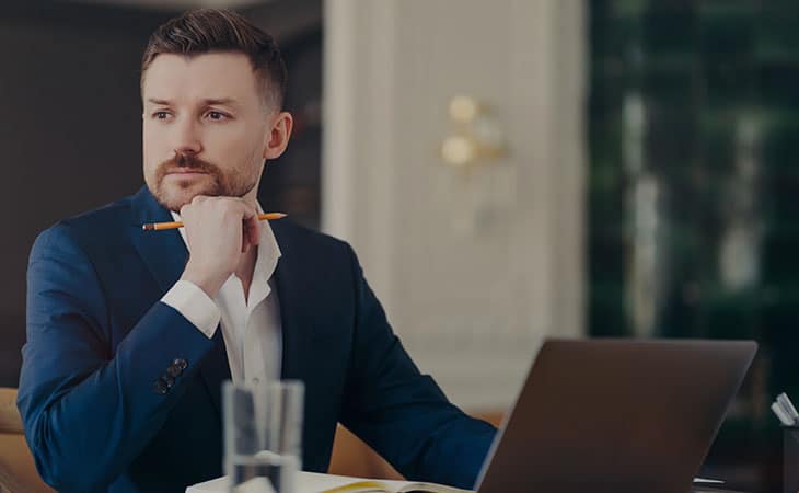 Engineer Job Description: How To, Tips, Templates &Amp; Examples Evinex Corporation | Staffing Agency man-thinking-hand-chin