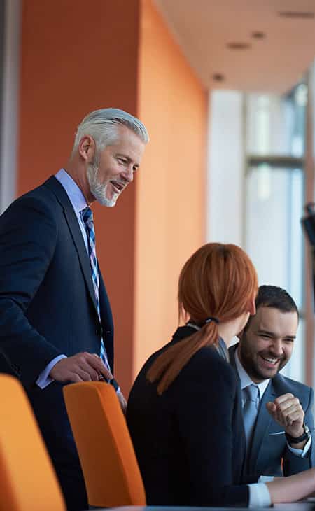 100+ Program Manager Interview Questions To Find Top Talent Evinex Corporation | Staffing Agency man-talking-employees