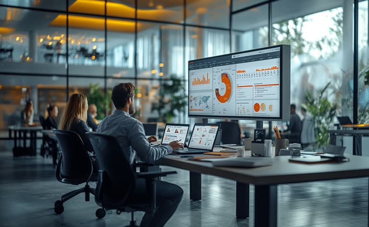 What Is Workforce Management? Key Benefits Evinex Corporation | Staffing Agency people working in an office