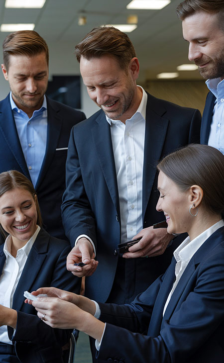 How To Lead A Team: Strategies For Effective Leadership Evinex Corporation | Staffing Agency a group of business people smiling